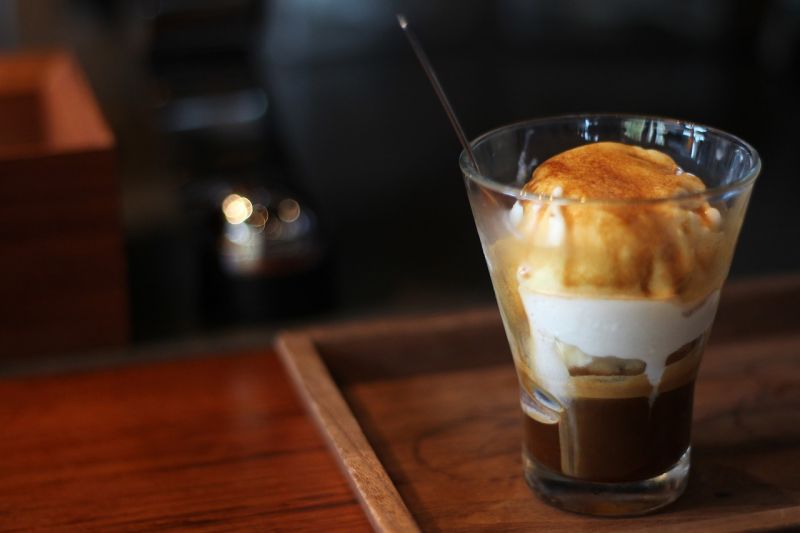 affogato talianska kava